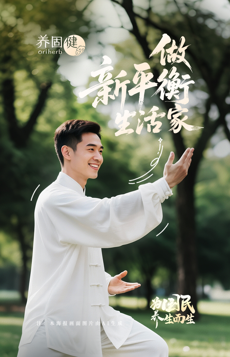 无限极微刊-做新平衡生活家01-2025-0510推文插图-刚刚！养固健登上新华网开屏页啦
