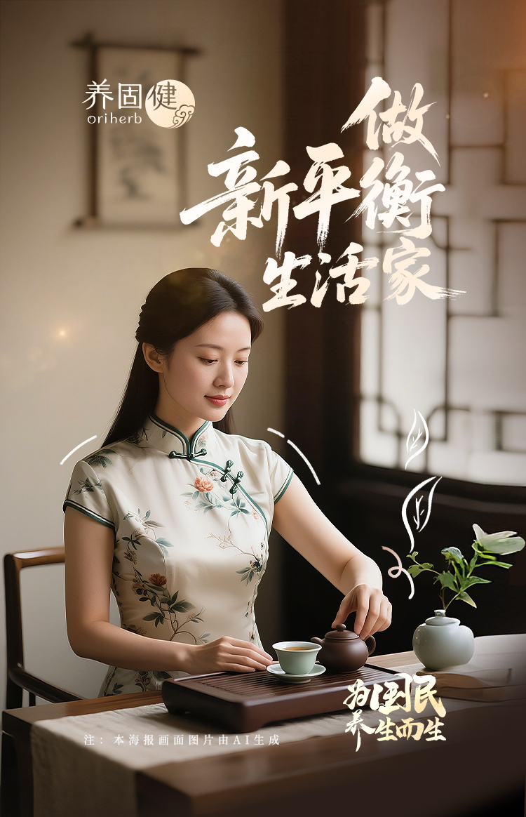 无限极微刊-做新平衡生活家02-2025-0510推文插图-刚刚！养固健登上新华网开屏页啦